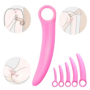 Pink Silicone Anal Butt Plug For Back Ass Pleasure