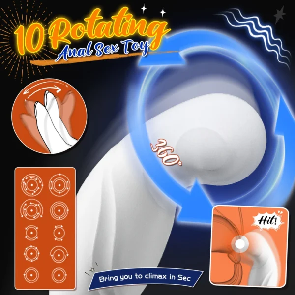 DualFunction Prostate Massager  Cock Ring Set - Image 2