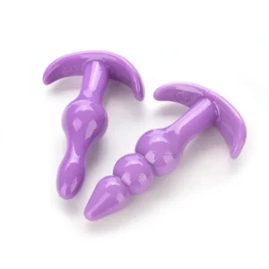 Small Silicone Anal Plug Set For Beginners  Butt Plugs For