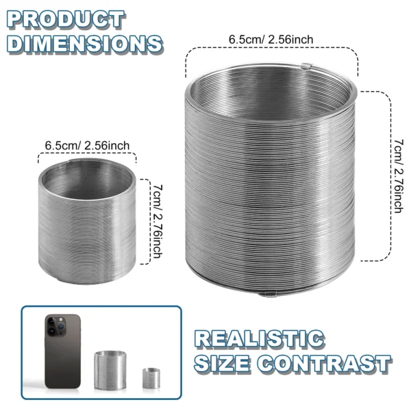 Mini Spring Party Toy For Adult Decompression  Metal Springs - Image 4