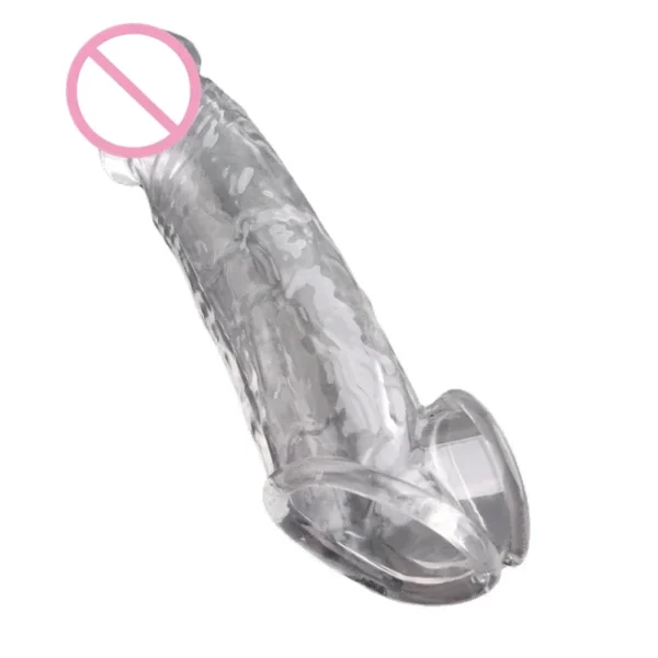 Mens Reusable Penis Sleeve  Cock Rings For Delayed - Image 5