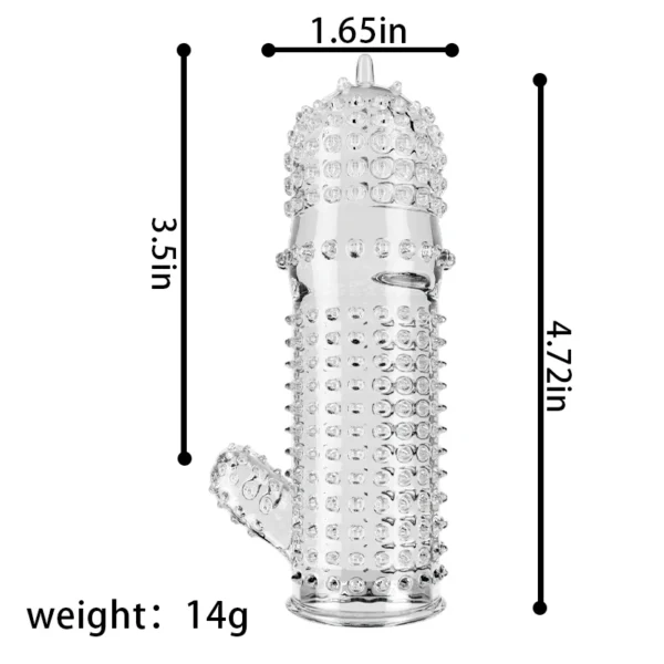 Penis Extender Sleeve for Men - Enhance Condom Fit and - Image 5