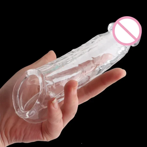 Mens Reusable Penis Sleeve  Cock Rings For Delayed - Image 3