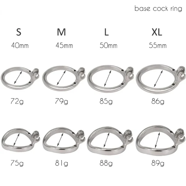 Premium Steel Cylinder Chastity Cage For Couples And Cock - Image 6