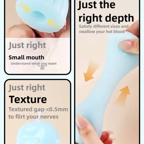 Soft Pussy Masturbator Cup For Men Adult Endurance Exercise Supply - Image 5