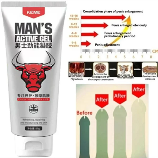 Herbal Penis Enlargement Cream 60ml  Size Increase - Image 4