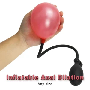 Inflatable Anal Dilator Butt Plug For Prostate Stimulation