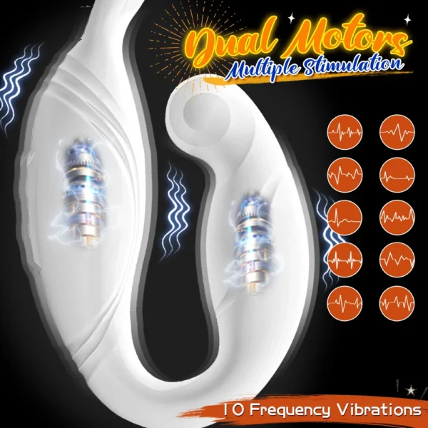 DualFunction Prostate Massager  Cock Ring Set - Image 4