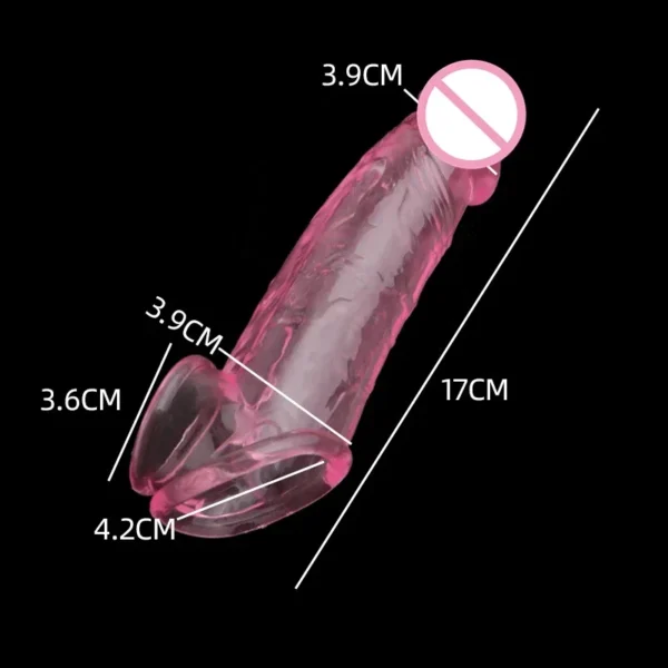 Mens Reusable Penis Sleeve  Cock Rings For Delayed - Image 6