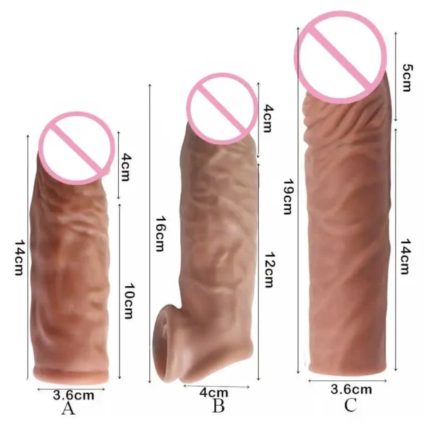 Penis Sleeve Extender for Men - Enhance Pleasure
