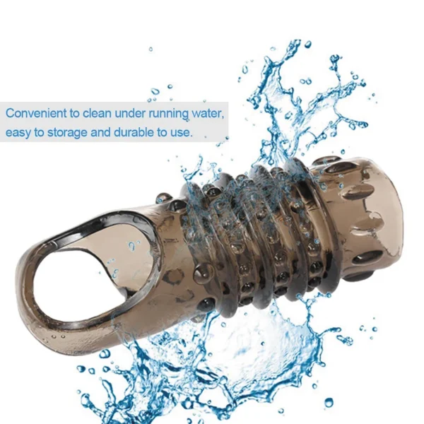 Silicone Penis Rings For Stamina  Size Boost  Mens - Image 3