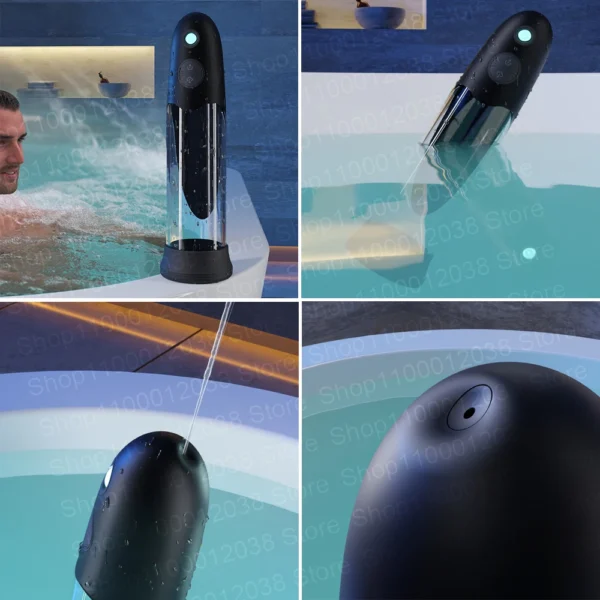 Men's Electric Hydrotherapy Penis Pump for Enlargement - Image 4