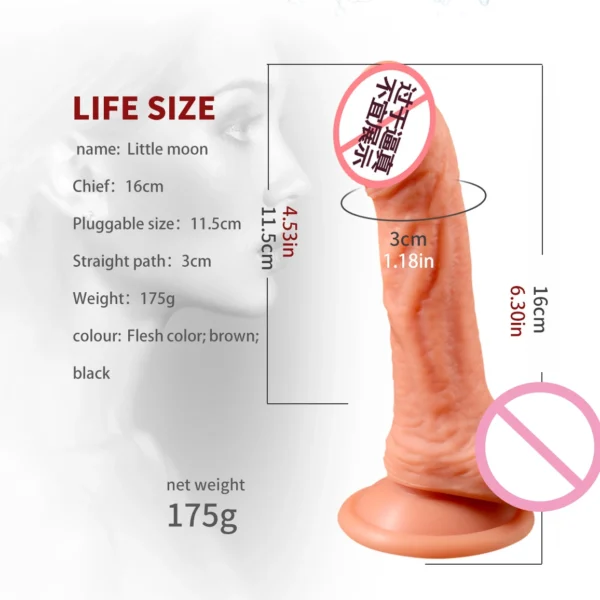 5 Inch Beginner Dildo For Women  Realistic Design - Image 2