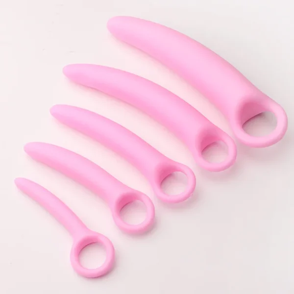 Pink Silicone Anal Butt Plug For Back Ass Pleasure - Image 3