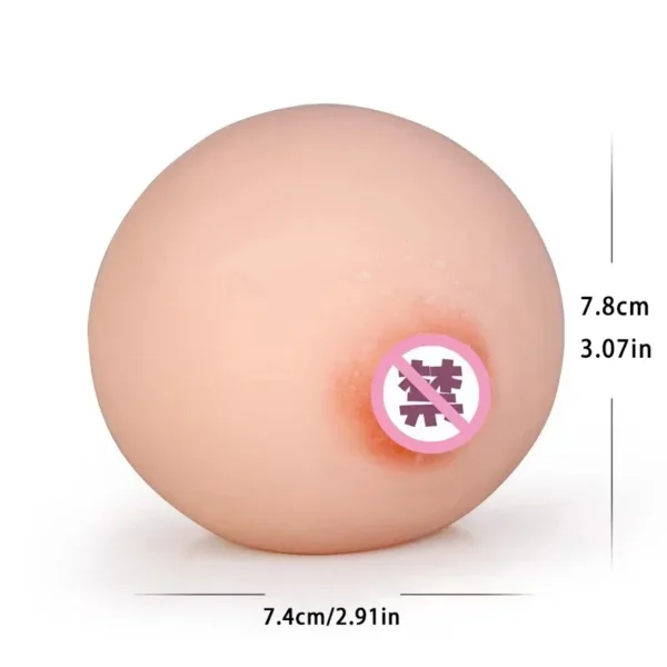 Mens Silicone Chest Insertable Fake Breasts  Adult Sex Toy - Image 6