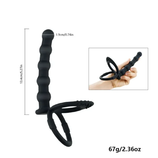 3in1 Erotic Sex Toy For Adults 18  Double Penetration Dildo - Image 4