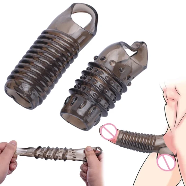 Silicone Penis Rings For Stamina  Size Boost  Mens - Image 2