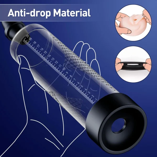 Mens Manual Penis Pump With Pocket Pussy Sleeve - Image 4