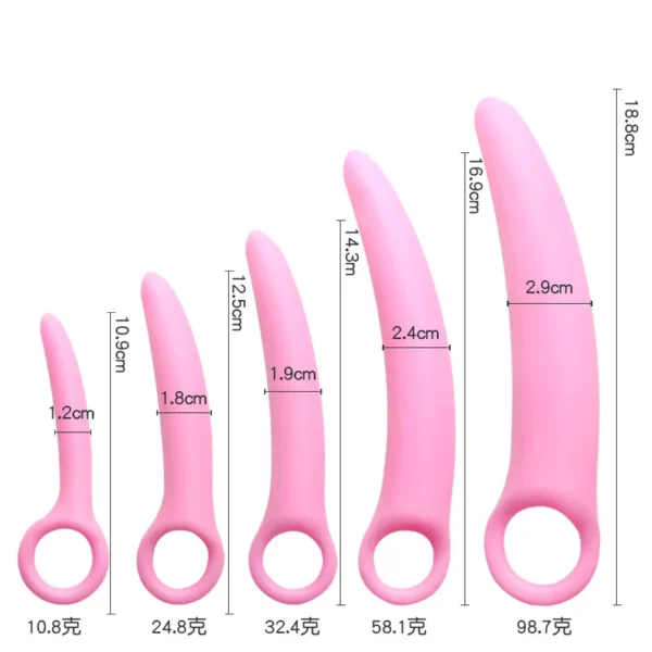 Pink Silicone Anal Butt Plug For Back Ass Pleasure - Image 4