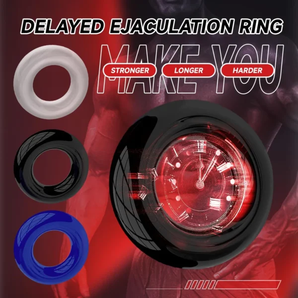 Enhance Stamina And Performance With Mens Silicone Cock Rings Set - Image 5