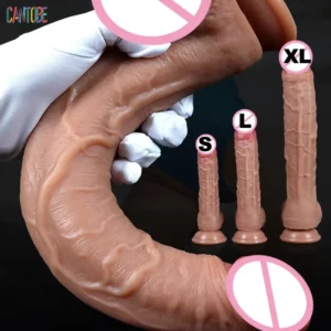 Silicone Dildo With Suction Cup For Vaginal  Anal