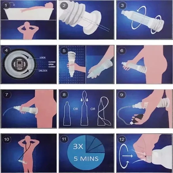 Mens Penis Pump For Enlargement  Cock Exercises  Glans - Image 6