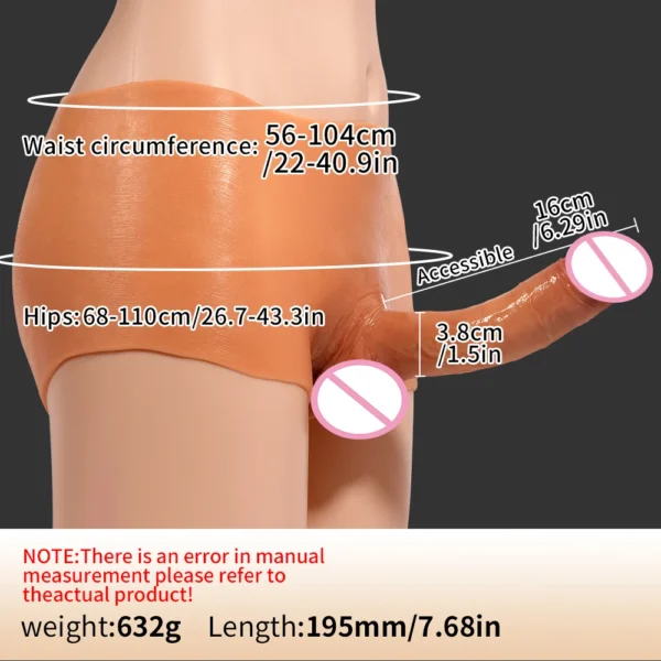 Realistic Wearable Dildo Pantys for Women, Lesbian Masturbat - Image 4