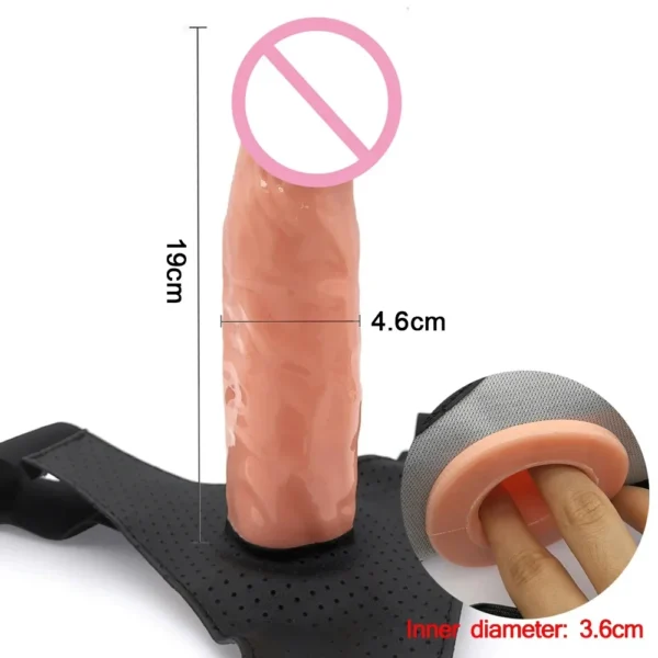 Strap On Dildo Panties - Hollow Sleeve Strap-On Pants for Me - Image 2