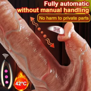 Silicone Dildo with Suction Cup G-Spot Stimulator - Realisti