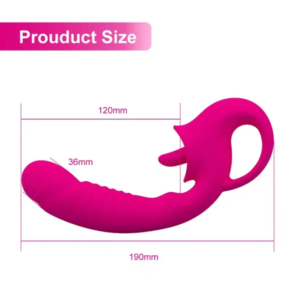 Female Tongue Licking Vibrator - Erotic Sex Toy - Image 2