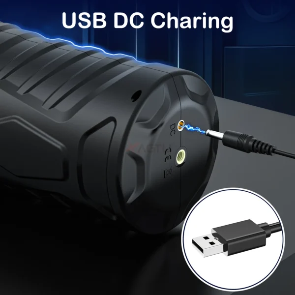 Telescopic Rotating Male Masturbator - Electric Sex Toy for - Image 5
