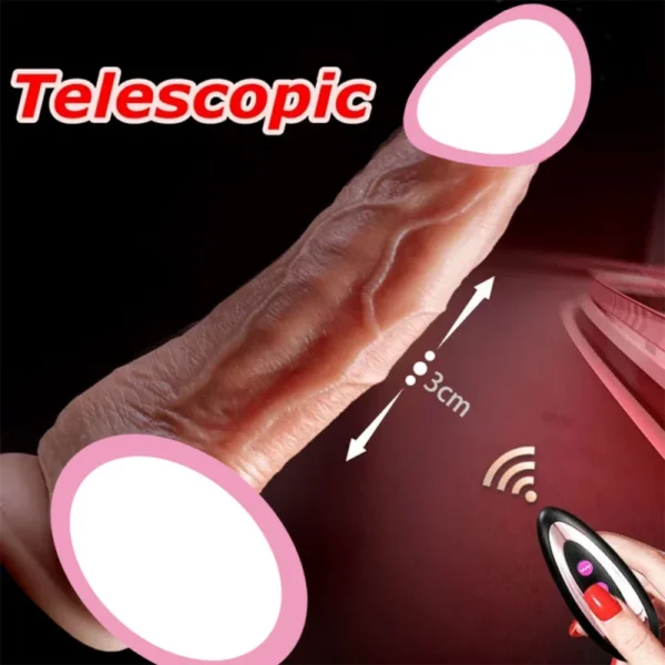 Heated Realistic Electric Dildo for Sensual Pleasure - Image 2