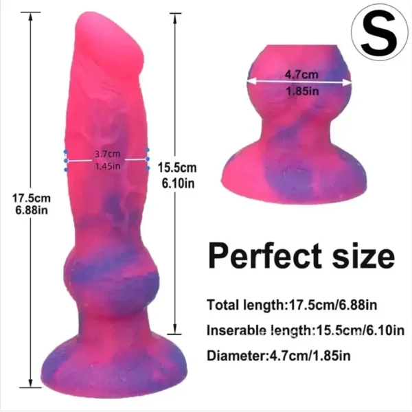 Realistic Dog Dildo Anal Toy With Suction Cup - Adult Fun - Image 5