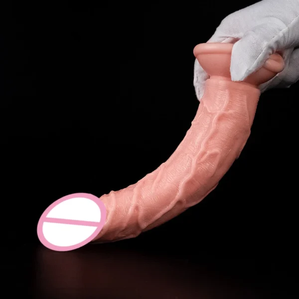 Realistic Skin Feeling Dildo with Suction Cup - Female Mastu - Image 4