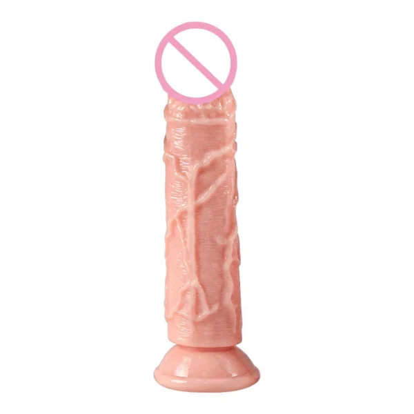 Realistic Skin Feeling Dildo with Suction Cup - Female Mastu - Image 6