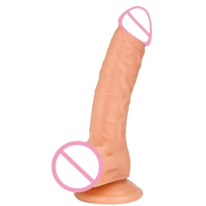 7 Inch Realistic Dildo with Suction Cup - Flexible Shaft for