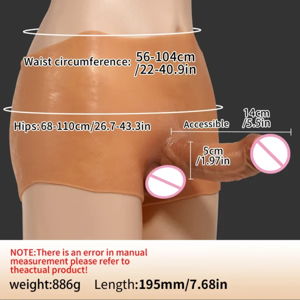 Realistic Wearable Dildo Pantys for Women, Lesbian Masturbat - Image 3