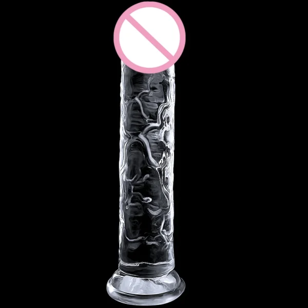 Realistic Dildo with Suction Cup | Jelly Fake Dick for Adult - Image 6