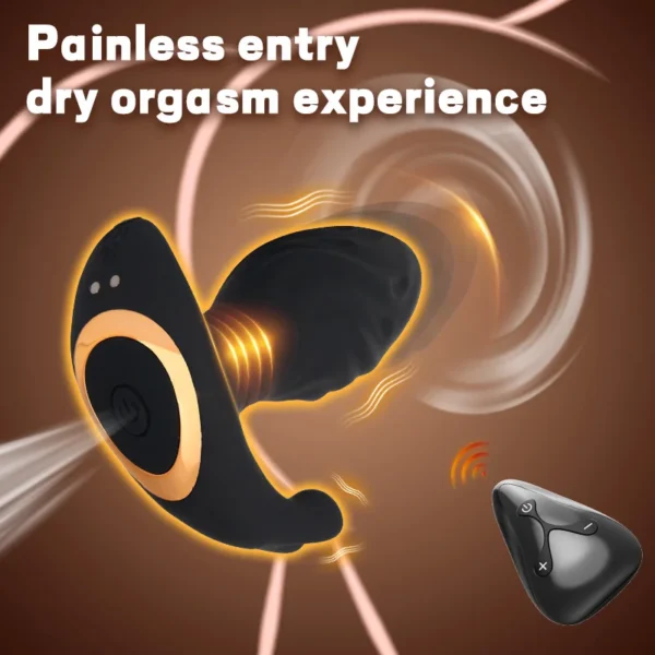 Telescopic Butt Plug Anal Vibrator - Wireless & Remote Contr - Image 4