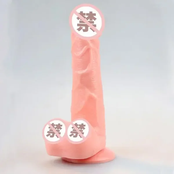 Realistic 19cm Dildo with Suction Cup for Women - Adult Sex - Image 4