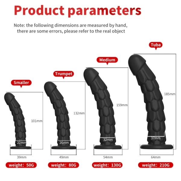 Realistic Silicone Dragon Dildo with Suction Cup | Prostate - Image 2