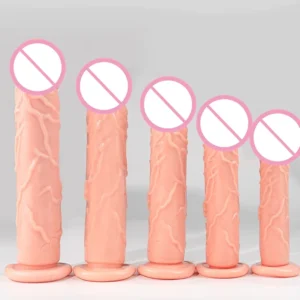 Skin Color Soft Silicone Realistic Dildo - G Spot Stimulate