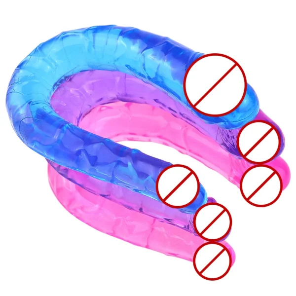 U Shape Double Dildos Sex Toy for Couples & Gay, 18cm - Image 6