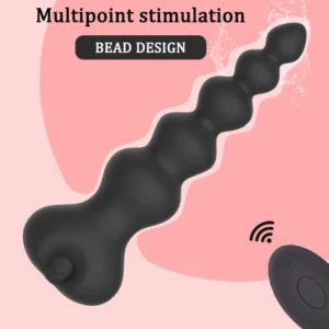 Wireless Remote Anal Butt Plug Vibrator for G-Spot & Prostat
