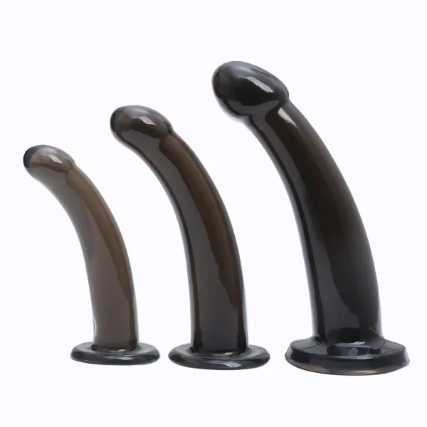 Transparent Anal Plugs for Prostate & Vagina Stimulation