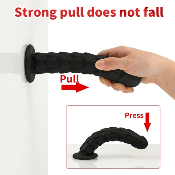 Realistic Silicone Dragon Dildo with Suction Cup | Prostate - Image 5