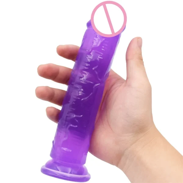 Jelly Realistic Dildo - G Spot Vagina Stimulator Sex Toy - Image 5