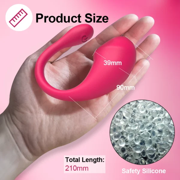 Bluetooth Vibrator Dildo for Women | Remote Control Love Egg - Image 4