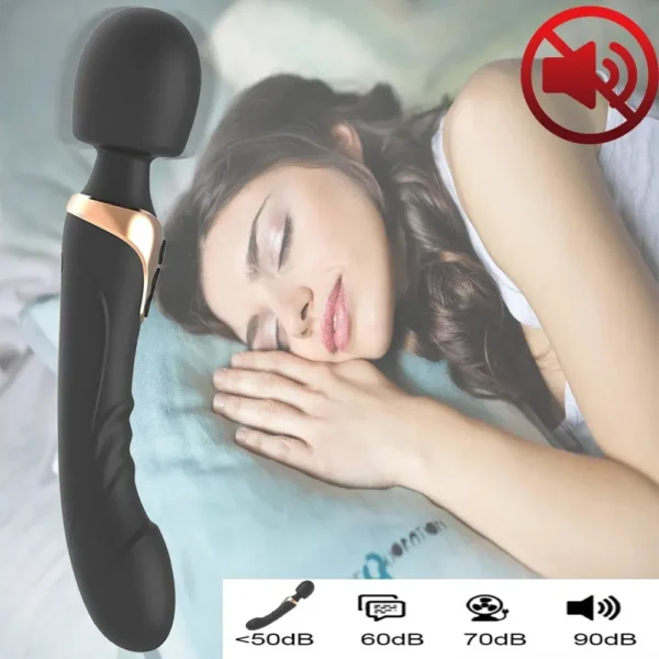 Dual Head Clit Vibrator, AV Magic Wand Stimulator for Women - Image 6