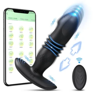 Wireless Remote Vibrating Butt Plug - Anal Vibrator for Men